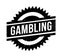 Gambling rubber stamp