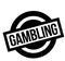 Gambling rubber stamp