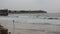 Gamboa Beach at the end of a day in Peniche, Portugal