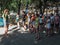 Game activities in a children\'s camp in Russian city Anapa of the Krasnodar region.