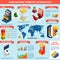 Game Amusement Machines Isometric Infographics Banner