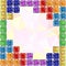 Game background with jewelry tile blocks