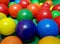 Game balls of various colors for children and babies