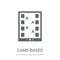 game-based learning icon. Trendy game-based learning logo concept on white background from E-learning and education collection