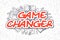 Game Changer - Doodle Red Text. Business Concept.