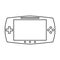 Game console portable play device linear