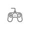 Game controller line icon