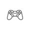 Game controller line icon