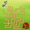 Game dog maze find way to the home