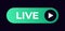 Game frame. Stream overlay banner with button UI template. Futuristic live interface. Isolated streaming show graphic. Vector