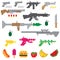 Game guns fruit pixel