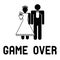 Game Over wedding