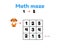 Game for preschool children. mathematical maze. help the puppy to get to the bone. find numbers from 1 to 5