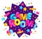 Game room label sticker for chilhood play area in entertainment center or activity park