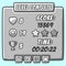 Game stone level complete icons buttons
