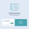 Game, strategic, strategy, tactic, tactical Business Logo Line Icon Symbol for your business. Turquoise Business Cards with Brand
