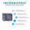 Game, strategic, strategy, tactic, tactical Infographics Template for Website and Presentation. GLyph Gray icon with Blue