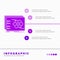 Game, strategic, strategy, tactic, tactical Infographics Template for Website and Presentation. GLyph Purple icon infographic