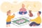 Game together Playing games with loved ones creates warm and welcoming atmosphere Board games serve as catalyst for
