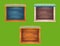 Game wooden shelf windows set