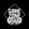 Game zone sign logo design