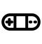 Gamepad Bold Line Icon which can easily modify or edit and color as well