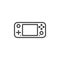 Gamepad console line icon