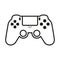 Gamepad symbol icon - Editable stroke