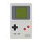 Gamepad vector illustration. Geek gaming retro gadgets from the