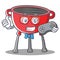 Gamer Barbecue Grill Cartoon Character