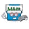 Gamer freezer bag mascot cartoon