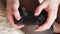 Gamer hands playing on console game. Guy tapping buttons joystick on a video game controller. Playing video game console