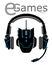 Gamer Head Set and Mouse, Logo Design E-Games