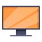Gamer monitor icon cartoon vector. Monitor device sport