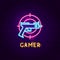 Gamer Neon Label