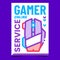 Gamer Online Service Promotional Banner Vector