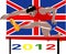 Games 2012 Track and Field Hurdles British Flag