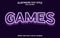 Games editable text effect style