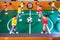 Games: soccer table,Table football competition