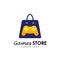 games store logo icon design template. game shop icon designs