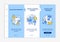 Gamified loyalty programs examples onboarding vector template
