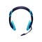 Gaming equipment. Headphone with microphone for gaming entertainment. E-sport accessorie. Element for gamer tournament
