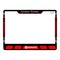 Gaming frame overlay for the live streamer. Digital style gamer overlay for live streamers. Red color stylish live gaming overlay