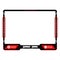 Gaming frame overlay for the live streamer. Gamer overlay for live streamers, black and red color stylish live gaming overlay