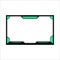 Gaming overlay for live streamers vector design element. Gaming frame overlay design with dark green and black color shade.