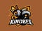 Gaming Sport and e-sport Team Mascot Logo , King Bee Logo illustration