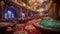 gaming tables luxury casino interior