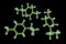 Gamma-terpinene molecule, 3D illustration