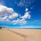 Gandia Beach sand in Mediterranean Sea of Spain