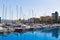 Gandia Nautico Marina boats in Mediterranean Spain